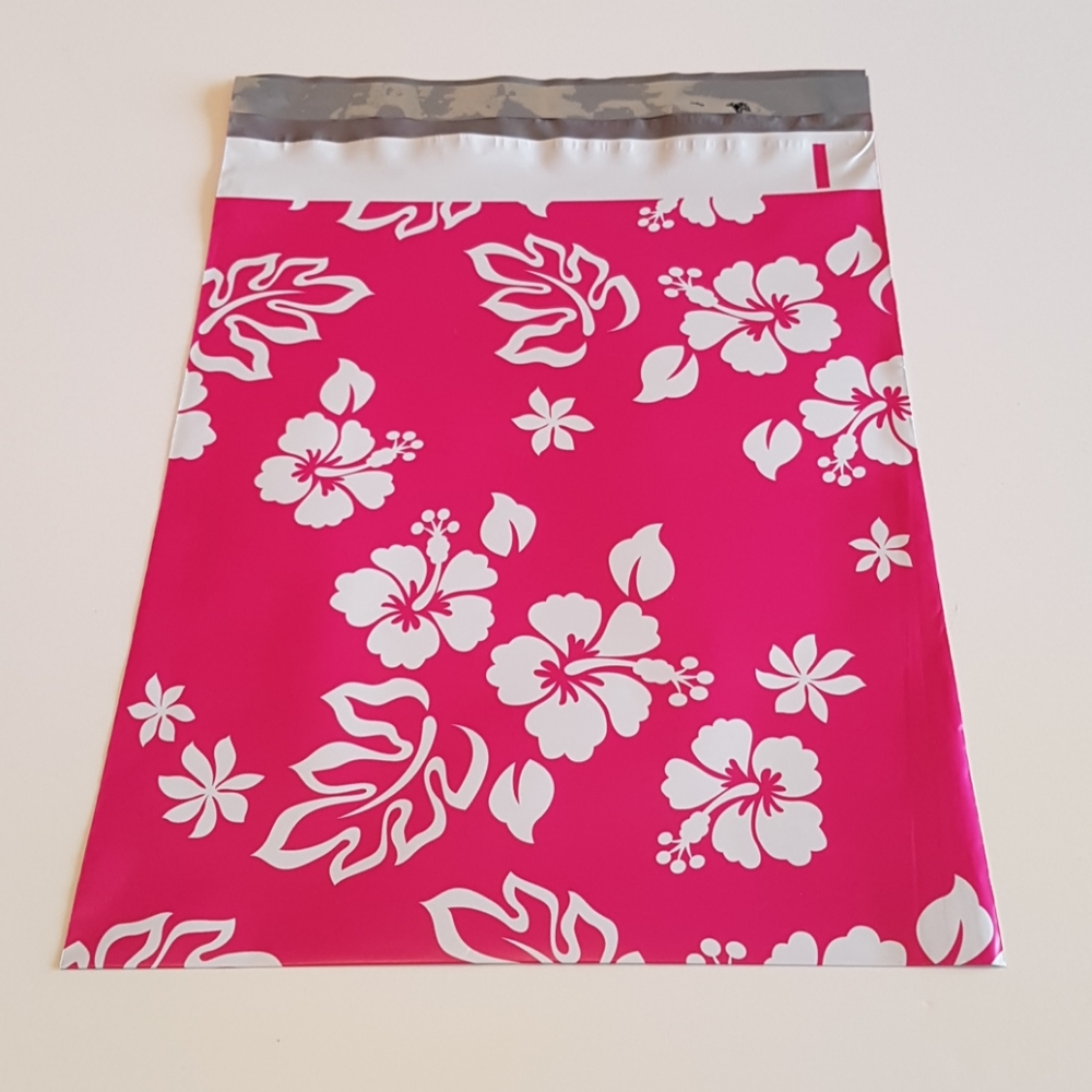 10 pcs Flowers Poly Mailers 10"x13" inches